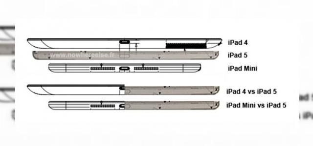 <b>Schițele de design ale lui iPad 5 ajung pe web; Terminalul adoptă din lookul lui iPad Mini</b>A cincea generație de iPad a fost subiect de zvonuri în ultima jumătate de an, majoritatea scăpărilor insistând pe faptul că acest device va avea un format similar cu cel al lui iPad Mini. și scurgerea de informații de azi are același subiect,...