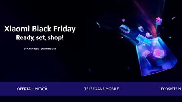 <b>Xiaomi porneşte Black Friday 2021, cu reduceri de până la 25% la telefoane + produse smart de ecosistem</b>Xiaomi a dat oficial startul ofertelor de Black Friday 2021, iar fanii companiei se pot bucura de până la 25% reducere la telefoanele inteligente preferate pe mi-home.ro şi în Xiaomi Store Sun Plaza Bucureşti, până pe 