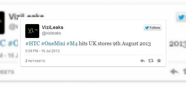 <b>HTC One Mini primește o dată de lansare În UK - 9 august</b>Se pare că HTC One Mini se va lansa la începutul lunii viitoare în Marea Britanie, deși compania nu a făcut acest lucru oficial. Data de lansare a apărut pe&nbsp;contul de twitter @vizileaks, cont despre care&nbsp;a publicat acum ceva timp zvonuri...