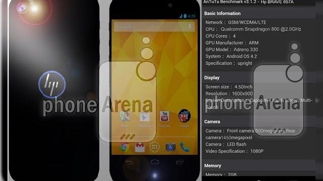 <b>Viitorul smartphone HP se va numi Brave; Snapdragon 800 În interior</b>HP nu a mai încercat nimic pe piața smartphone-urilor după eșecul numit Palm (care nu a fost deloc un sistem de operare rău de altfel). Am văzut în ultimul timp tablete cu Android de la această companie însă nici urmă de vreun smartphone....