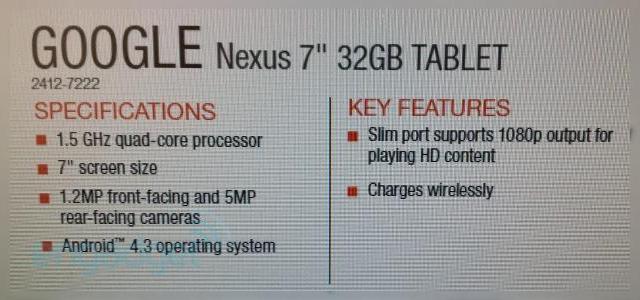 <b>Noi detalii despre Nexus 7 2: camere duale, Încărcare wireless, În magazine peste 11 zile</b>Nexus 7 2 este unul dintre cele mai interesante produse ale ultimilor ani, în special când vine vorba de terminale Android. Pe de o parte a fost un secret păstrat excelent, deoarece aproape că nu am văzut deloc imagini cu produsul, iar pe de altă...