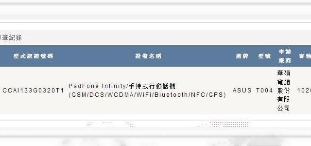 <b>ASUS PadFone Infinity A86 primește certificare NCC, vine cu procesor Snapdragon 800</b>Cu aproximativ o săptămână în urmă își făcea apariția în benchmark-ul AnTuTu o nouă versiune de PadFone, pe numele său Infinity A86. Vă reamintesc că ASUS PadFone Infinity a debutat la MWC 2013, fiind unul dintre cele mai apreciate...