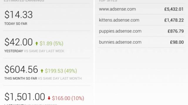<b>Google Adsense disponibil acum sub formă de aplicație Android oficială</b>Dacă până acum trebuia să vă logați în browser pe telefon pentru a vă verifica veniturile din Adsense sau să folosiți aplicații third party, ei bine acum Google pune la dispoziție o aplicație oficială pentru Android. &nbsp; Softul a fost...