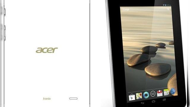 <b>Tablete noi În România prin eMAG.ro: Acer Iconia A1 și B1, la 899 și 649 lei</b>Acer are de câteva luni în portofoliu două tablete cu prețuri atractive, modelul Iconia B1 și A1, ambele ajunse în această săptămână la eMAG.ro. Tableta Acer Iconia B1-710 costă 649 lei și vine cu procesor dual core. &nbsp; E vorba despre un...