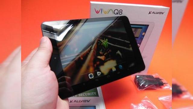 <b>Allview Viva Q8 unboxing: aduce cu iPad Mini, impresionează prin design ultraslim (Video)</b>Allview are o gamă nouă de tablete numită Viva, iar esența acestei serii este designul ultraslim și viteza crescută. Noi am primit în teste modelul Allview Viva Q8, care costă 799 lei, a fost lansat în iulie și este o tabletă quad core cu ecran...