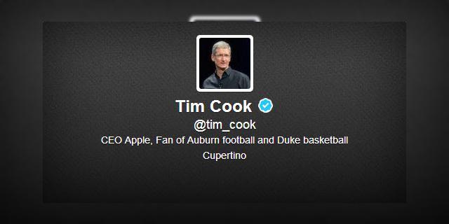 <b>CEO-ul Apple, Tim Cook are În sfârșit un cont de Twitter</b>Tim Cook e un personaj ciudat, acest CEO al Apple care dă senzația unei persoane reci și calculate. în ciuda implicării sale în lumea tech, oficialul care i-a luat locul lui Steve Jobs nu era activ pe Twitter până în această săptămână....