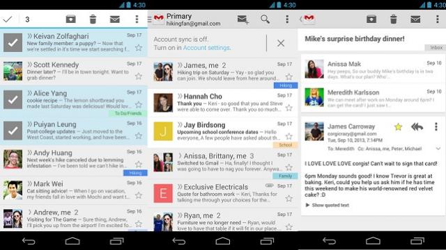 <b>Google actualizează Gmail și Hangouts pentru Android</b>în așteptarea lui Android 4.4 KitKat, e momentul ca Google să își mai actualizeze aplicațiile Android principale. Astăzi aflăm că Gmail și Hangouts au primit update-uri și mai jos vă spunem despre ce e vorba exact. &nbsp; Hangouts a înlocuit...