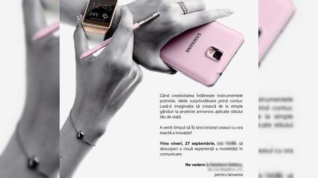 <b>Samsung lansează azi În România Galaxy Gear și Galaxy Note 3</b>în cadrul unui eveniment organizat astăzi în Capitală, Samsung lansează oficial smartwatch-ul Galaxy Gear și phabletul Galaxy Note 3 pe plan local. Debutul internațional a avut loc luna trecută - august și ați văzut device-urile în...