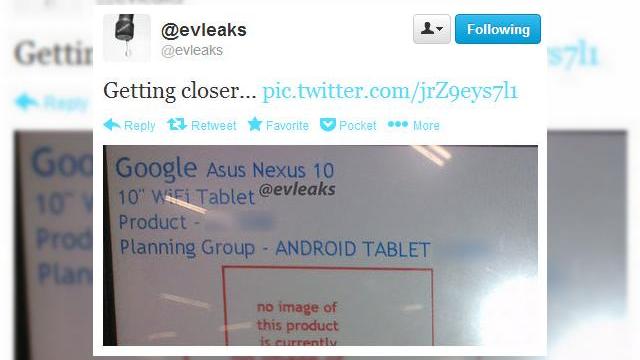 <b>Noi dovezi că ASUS va produce tableta Nexus 10 Își fac apariția pe web</b>Luna trecută au apărut câteva zvonuri cu privire la o nouă tableta Nexus 10, produsă de această dată de către ASUS. Ei bine, acum @evleaks ia cuvântul și ne oferă încă o confirmare a parteneriatului Google-ASUS și în zona de 10 inch. &nbsp;...