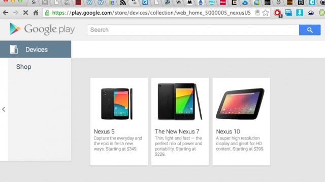 <b>Nexus 5 Își face apariția din greșeală În Play Store, costă 350 de dolari</b>într-o scăpare ce duce cu gândul mai degrabă la un "leak controlat", vedem astăzi telefonul Nexus 5 în Play Store cu un preț de pornire de 350 de dolari. Cu o lună în urmă se zvonea că handsetul va debuta odată cu Android 4.4 KitKat pe 15...