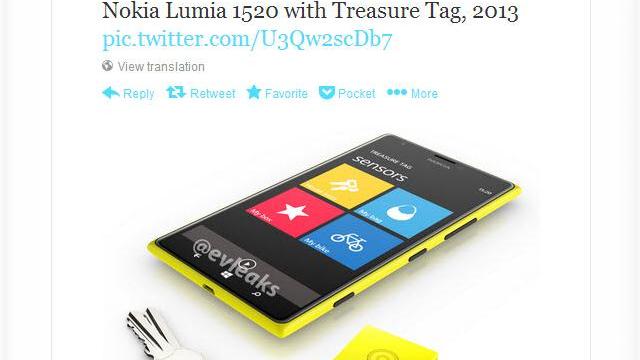 <b>Lumia 1520 de culoare galbenă, alături de un misterios breloc pentru chei, Nokia!</b>Așa cum știm, au mai rămas câteva ore până când cei de la Nokia vor anunța în cadrul unui eveniment oficial desfășurat la Abu Dhabi noul phablet Nokia Lumia 1520. Evenimentul va începe la ora 10 dimineața, ora României. &nbsp; Același cont...