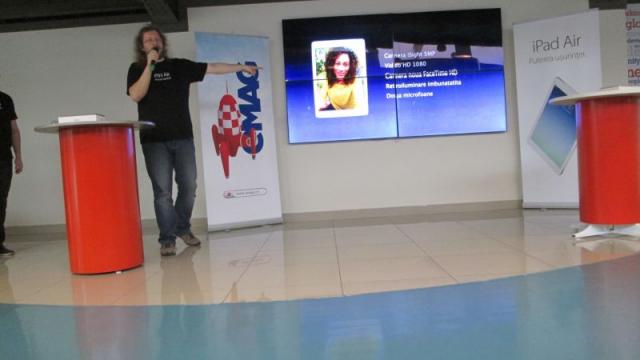 <b>Noul iPad Air lansat oficial În cadrul showroom-ului eMAG</b>Cei de la eMAG au organizat azi, pe 1 noiembrie un eveniment special de lansare pentru iPad Air, odată cu sosirea acestuia în România. Tableta a debutat astăzi pe plan global în mai multe țări, iar România a fost una dintre ele din câte se pare....