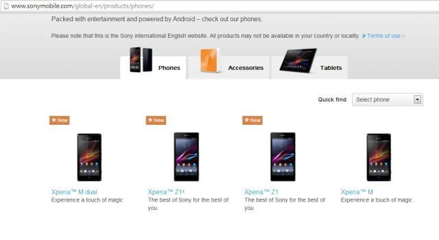 <b>Sony Xperia Z1s zărit Întâmplător pe site-ul Sony; ar putea fi versiunea internațională a lui Xperia Z1 mini</b>Se pare că versiunea mini a lui Sony Xperia Z1 și-a făcut apariția pe site-ul oficial Sony, asta doar pentru câteva minute, la scurt timp acesta a fost înlăturat de pe pagină, ceea ce ne face să ne gândim că a fost vorba de o eroare și că...