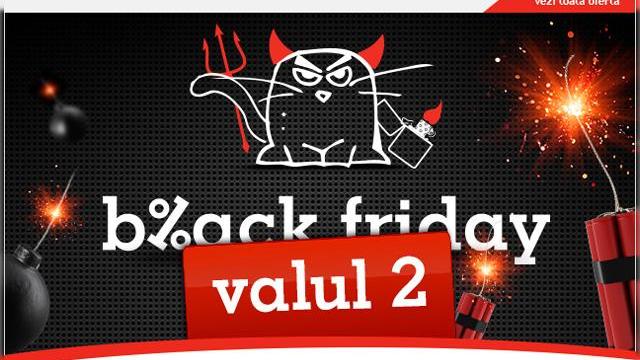 <b>Black Friday valul 2 pornește ACUM la eMAG.ro; Iată ce produse primesc reduceri!</b>Dacă nu v-a ajuns primul val de reduceri de Black Friday de la eMAG.ro și nu vă dor degetele de la clickuri, atunci puteți arunca o privire asupra produselor din valul 2. Ofertele includ laptopuri, smartphone-uri, tablete și multe altele. &nbsp;...