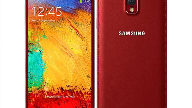 <b>Samsung Galaxy Note 3 În roșu și roz auriu confirmat de Samsung Argentina</b>Samsung Galaxy Note 3 pare gata să primească o nouă serie de culori în care va fi disponibil, după roz "blush", alb clasic și negru varianta "jet black". Samsung Argentina a publicat două noi variante ale acestui handset: roz auriu și roșu....