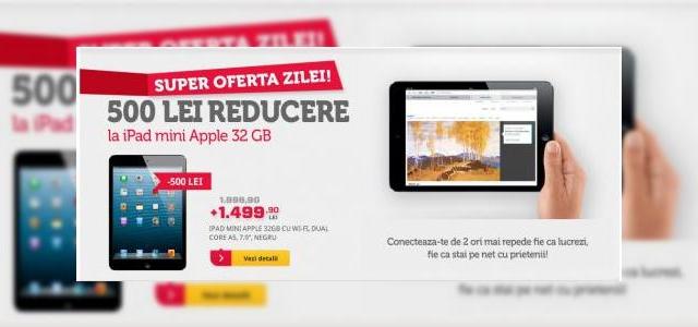 <b>iPad Mini de 32 GB primește reducere de 500 de lei la Altex; Iată și alte reduceri!</b>Altex are câteva oferte interesante astăzi pentru tabletele pe care le are disponibile, printre care se numără și iPad Mini. Aflați că versiunea de 32 GB a terminalului costa acum cu 500 de lei mai puțin, ajungând la 1.499 lei. E vorba despre...
