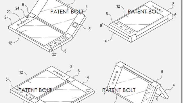 <b>Samsung brevetează un smartphone dual display, care implementează o nouă interfața și modalitate de utilizare</b>Samsung și-a manifestat public intenția de a lansa primul smartphone cu ecran flexibil în magazine până în 2015, iar acum descoperim și un brevet care confirmă aceste intenții. După cum se vede și în imagini producătorul sud coreean...