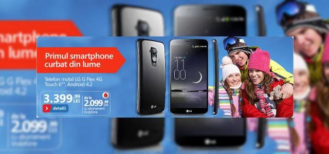 <b>Faimosul telefon LG G Flex ajunge În România, vândut de eMAG.ro!</b>Atunci când LG G Flex debuta luna trecută în unele țări din Asia aflăm că el va sosi în luna decembrie și în România și ne venea greu să credem acest lucru. Ei bine, iată-l acum în oferta celor de la eMAG.ro, acesta fiind unul dintre cele...