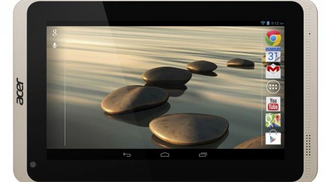 <b>Acer anunță o nouă tableta de 7 inch: noul Iconia B1, un device entry level cu preț de 129 dolari</b>Acer a început prematur anunțurile de produse noi lansate la CES 2014. Astăzi vedem cum firma asiatică anunță un nou device de buget, o tabletă entry level din gama Iconia B1, dar sub forma unei noi generații. Noua tabletă costă 129.99 dolari...