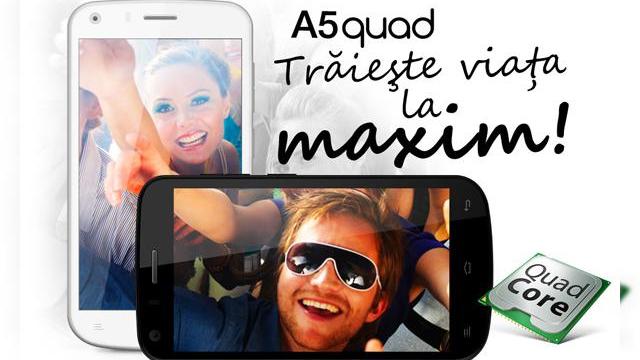 <b>Allview lansează A5 Quad; cel mai accesibil smartphone quad-core din portofoliul companiei</b>Astăzi, brașovenii de la Allview au anunțat smartphone-ul A5 Quad, ce se presusupune a fi cel mai accesibil terminal quad-core al companiei. Acesta a fost special creat pentru cei care vor să se bucure de un smartphone performant la un preț...