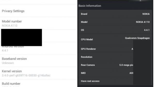 <b>Nokia A110 (Normandy) - telefonul cu Android, apare În AnTuTu; Rulează Android 4.4.1 KitKat</b>După ce ieri vedeam&nbsp;câteva imagini cu presupusul telefon Nokia cu Android la bord, cunoscut drept Normandy, iată că astăzi descoperim și existența acestui device în benchmark-ul AnTuTu. &nbsp; Cu această ocazie ni se confirmă și...