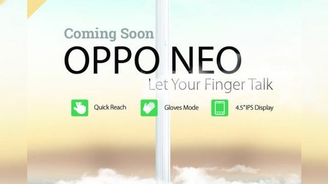 <b>Oppo Neo Își face apariția Într-un teaser, se confirmă doar diagonală de 4.5 inch</b>Permiteți-mi să cred că noul telefon de la Oppo botezat Neo s-a inspirat după Galaxy Note 3 Lite aka Neo. Noul venit Oppo este azi subiect de teaser și ar putea fi genul acela de telefon Lite sau Mini care a avut succes în ultima vreme. &nbsp; Oppo...