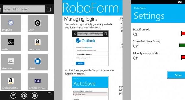 <b>RoboForm - bine-cunoscutul manager de parole pentru platforma mobilă, include de acum o variantă și pentru Windows Phone 8</b>Un Password Manager - utilitar pentru a menține contul diverselor date referitoare la logarea pe diferite site-uri, a devenit o necesitate pentru mulți dintre noi iar RoboForm, despre care am mai avut ocazia să vorbim, se găsește printre cele mai...