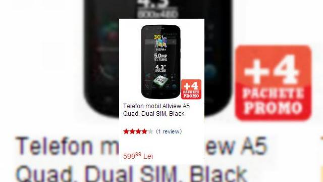 <b>eMAG.ro ne prezintă colecția de iarnă târzie a telefoanelor noi: Allview A5 Quad, Nokia Lumia 1320 și HTC One Max Roșu</b>eMAG.ro are câteva telefoane noi în ofertă, asupra cărora vom arunca o privire în următoarele rânduri. Unele modele vă sunt probabil familiare, altele vă vor fi în curând. &nbsp; &nbsp; &nbsp; &nbsp; &nbsp; &nbsp; &nbsp; &nbsp; &nbsp;...