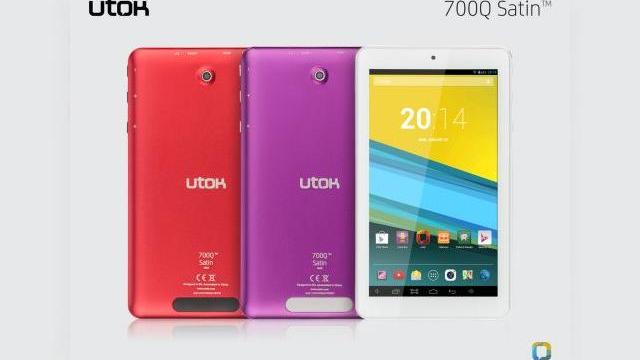 <b>UTOK lansează tableta 700Q Satin; acesta va fi disponibilă pe violet și roșu metalizat</b>Cu ocazia Valentine&rsquo;s Day se pare că și producătorii români autohtoni au decis să lanseze device-uri în temă cu această sărbătoare. Cei de la UTOK au lansat astăzi tableta 700Q Satin ce va fi disponibilă pe violet și roșu. &nbsp;...