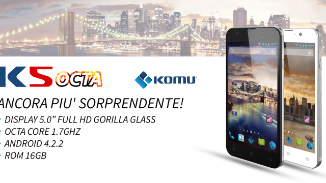 <b>Komu K5 Octa, smartphone octa core din Italia, la prețul de 300 de euro</b>Iată că există și telefoane europene high end, precum modelul Komu K5 Octa, care provine din Italia și costă sub 400 de euro. Am aflat de acest handset prin intermediul unui pont de la cititorul nostru, Gabriel Bobon, căruia îi mulțumim. &nbsp;...