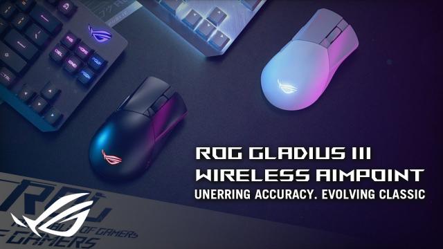 <b>Gamescom 2022: ASUS prezintă mouşii ROG Keris, Gladius III Wireless AimPoint, cu DPI generos, greutate sub 80 de grame</b>ASUS a adus o sumedenie de produse noi la Gamescom 2022, de la plăci grafice la căşti şi de la monitoare pentru creativi şi gameri la mouși. Am ales doi dintre aceşti mouşi pentru a îi detalia mai jos. E vorba despre ROG Keris Wireless AimPoint