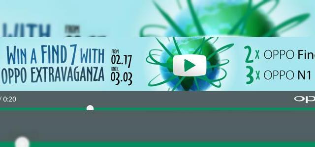 <b>Oppo lansează un concurs care Îți aduce un super smartphone nelansat Încă: Oppo Find 7</b>Oppo a pornit astăzi o inițiativă numită Oppo Extravaganza, un concurs care poate aduce participanților un telefon Oppo Find 7 sau cameraphone-ul N1. Rețineți că Oppo Find 7 nu a fost lansat încă, deci participanții la concurs pot fi primii de...
