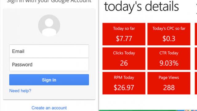 <b>Utilizatorii Windows Phone au de acum propria cale de a monitoriza câștigurile relizate prin Google Ad-Sense</b>Dacă vă așteptați să vorbim de o soluție oficială din parte Google referitoare la serviciul Ad-Sense, veți fi dezamăgiți să aflați că aspectele privind relația tensionată între cei 2 giganți software nu s-a îmbunătățit. Astfel, nici...