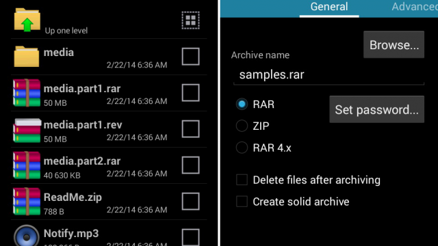 <b>Acum poți dezarhiva pe Android cu bătrâna aplicație RAR</b>Vechea aplicație RAR a sosit și pe Android, permițându-vă să dezarhivați fișierele de care aveți nevoie. Din câte știu această funcție de dezarhivare este inclusă și în ES File Manager, dar nu strică să avem și un soft RAR dedicat....