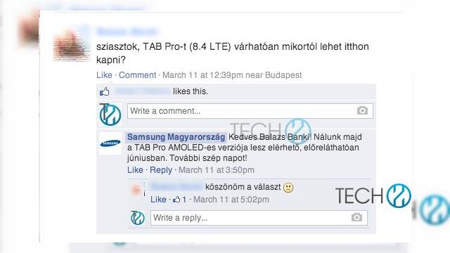 <b>Samsung Ungaria postează pe Facebook un indiciu cu privire la o tabletă cu ecran AMOLED</b>Samsung Ungaria a dezvăluit fără să vrea detalii despre o viitoare tabletă Samsung cu ecran AMOLED, produs pe care îl așteptam de altfel de ceva vreme, el fiind subiect de zvonuri în repetate rânduri. De la modelul Galaxy Tab 7.7 încoace...