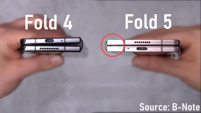 <b>Un prototip de Samsung Galaxy Z Fold5 scoate la iveală principala îmbunătățire față de predecesor, cu zero gol între cele două părți ale pliabilului</b>În urmă cu aproximativ o săptămână am aflat că Samsung Galaxy Z Fold5 va aduce îmbunătățiri importante la capitolul design față de predecesor, pe listă fiind o cută mai puțin vizibilă la mijlocul ecranului pliabil plus o clapetă care 