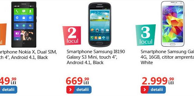<b>Nokia X, cel mai vândut smartphone pe eMAG.ro; Nokia obține succesul cu Android</b>Aruncând o privire asupra ofertelor eMAG.ro pe următoarele zile am descoperit cu surprindere că un telefon Nokia se află în topul vânzărilor, ba chiar pe loc fruntaș. Uimirea e cu atât mai mare, cu cât handsetul este unul cu Android și unul...