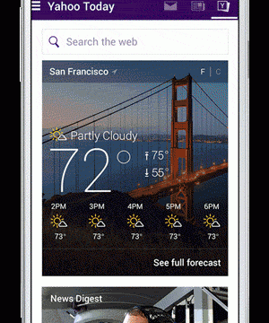 <b>Aplicația Yahoo Mail pentru Android e actualizata, primește știri, căutare, vreme, sport și Flickr</b>După modelul paginii Yahoo.com de pe mobil, înțesată cu informații și știri, aplicația Yahoo Mail a fost actualizata cu o mulțime de elemente noi. Ea urmează modelul aplicației pentru iOS, care a primit actualizarea cu câteva săptămâni în...