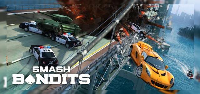 <b>Smash Bandits Racing review (iPad Mini): un joc reușit cu urmăriri de mașini, numeroase vehicule și curse (Video)</b>Smash Bandits Racing vine în completarea lui Smash Cops, care a primit deja review la Mobilissimo.ro, dar de această dată nu mai sunteți polițistul care urmărește un șofer fără control pe șosea, ci sunteți chiar șoferul care a luat-o razna....