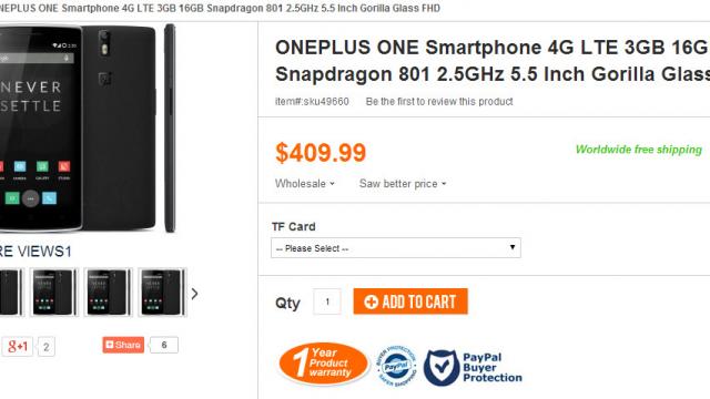 <b>Telefonul OnePlus One poate fi comandat din România, la prețul de 1.330 lei plus vamă; Am făcut comandă!</b>Faimosul telefon OnePlus One, probabil cel mai celebru telefon indie al momentului poate fi comandat și dacă sunteți din România. Handsetul costă 410 dolari plus vamă (cca. 1.330 lei), iar comanda se realizează prin Pandawill de exemplu. &nbsp;...