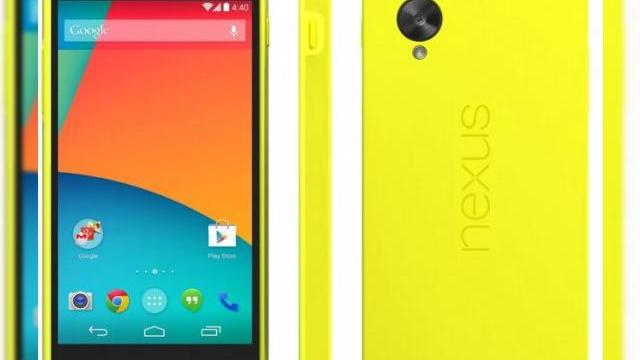 <b>Google Nexus 5 ar putea sosi și În varianta de culoare galbenă În curând; O scăpare pe site-ul Android confirmă!</b>Google Nexus 5 a fost lansat toamna trecută, iar între timp a primit și o variantă de culoare roșie, pe lângă cea neagră și cea albă. Azi aflăm că terminalul ar putea sosi și pe galben, după cum scrie chiar pe site-ul Android.com. &nbsp;...