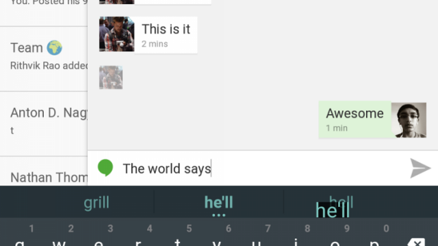 <b>Tastatura din Android L portată deja pe numeroase terminale, acum o puteți avea folosind o aplicație din Play Store</b>Ieri scriam despre tastatura stock din Android L, care a fost deja portata pe numeroase terminale Android de către dezvoltatorii XDA. Azi aflăm că numărul de device-uri care o folosesc e deja destul de mare și că o putem avea chiar din Play...