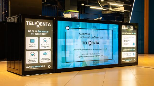 <b>Un business românesc îţi permite să închiriezi televizoare pe loc şi să le ridici de la automat: Telerenta prezintă RentBox</b>De Telerenta mărturisesc că am auzit, fiind vorba despre acea companie românească, care îţi permite să închiriezi televizoare în loc să le cumperi. Acum aflăm că Telerenta a lansat RentBox, primul automat din lume care permite închirierea