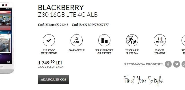 <b>Noi telefoane atractive ajung În stocul Quickmobile.ro; BlackBerry Z30, Galaxy S5 DualSIM, Galaxy Grand 2 Dual SIM și Galaxy Core 2</b>Iată că astăzi, cei de la Quickmobile își îmbogățesc oferta de telefoane mobile cu noi terminale, majoritatea dintre acestea fiind modele Samsung. Cu toate acestea, remarcăm și prezența unui nou terminal BlackBerry, și anume modelul Z30....