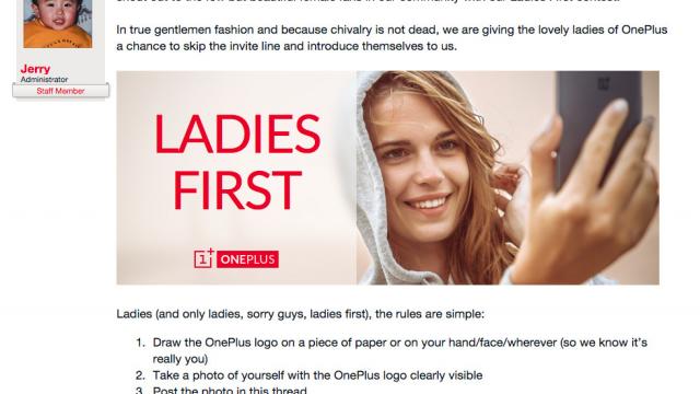 <b>OnePlus are o problemă serioasă de imagine, mai nou se pune rău cu publicul feminin</b>Sincer să fiu, nu știam că firma OnePlus e văzută rău de editorii, redactorii și analiștii din domeniul telecom. Cu ocazia celei mai noi gafe a companiei am aflat că ea mai făcuse unele destul de grave. Cea nouă implica o campanie numită...