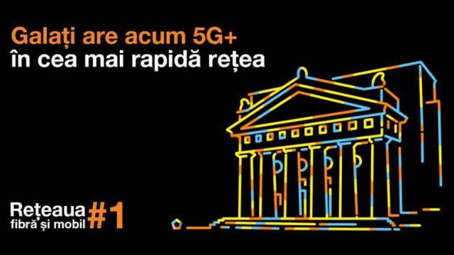 <b>Galați are de astăzi acces la rețeaua Orange România 5G/5G+, orașul cu numărul 38 de pe harta de acoperire 5G a operatorului</b>Dacă ești din Galați și te întrebai când va ajunge tehnologia 5G și în orașul tău, ei bine astăzi este momentul mult așteptat. Un comunicat de presă proaspăt sosit în inbox-ul nostru dezvăluie sosirea rețelei Orange 5G/5G+ și în Galați