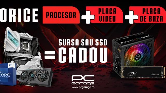 <b>PC Garage oferă gratuit o sursă de 700W sau SSD de 1 TB; Iată în ce condiţii</b>PC Garage, retailer venit proaspăt după lansarea unor PC-uri Balaur de top propune acum o ofertă specială pentru sezonul de gaming de toamna-iarna. E vorba despre o nouă ediţie a campaniei "Te echipăm gratuit"

