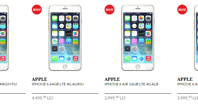 <b>QuickMobile.ro listează noul iPhone 6 În ofertă; prețuri Începând de la 3.999 lei</b>Deși Apple își va dezvălui noua generație iPhone în cadrul unui eveniment ce va avea loc în această seară, iată că terminalul ajunge a fi listat de unii retaileri printre care se numără și QuickMobile.ro. Acesta din urmă afișează...