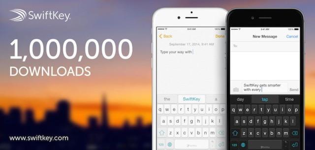 <b>Revoluția tastaturilor third party a Început pe iOS 8! SwiftKey primește 1 milion de descărcări În 24 de ore</b>Odată cu sosirea lui iOS 8, utilizatorii platformei Apple vor putea să folosească tastaturi third party pe terminalele lor. Era de așteptat deci să aibă loc o avalanșă de instalări, SwiftKey primind cu această ocazie 1 milion de downloaduri în...
