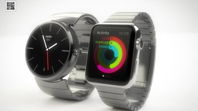 <b>Apple Watch comparat cu Moto 360, Samsung Gear 2 Neo și Pebble Steel Într-o serie de randări profesioniste</b>Designerul Martin Hajek a realizat o serie de randări în care prezintă cele mai populare și apreciate smartwatchuri ale momentului, în comparație cu Apple Watch. Acest designer are obiceiul de a randa produse înainte să fie lansate, dar de...